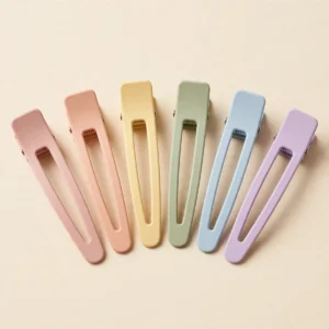 No-Crease Snap Hair Clips - Set of 6
